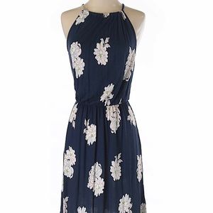 Old Navy Floral Navy Blue Dress.